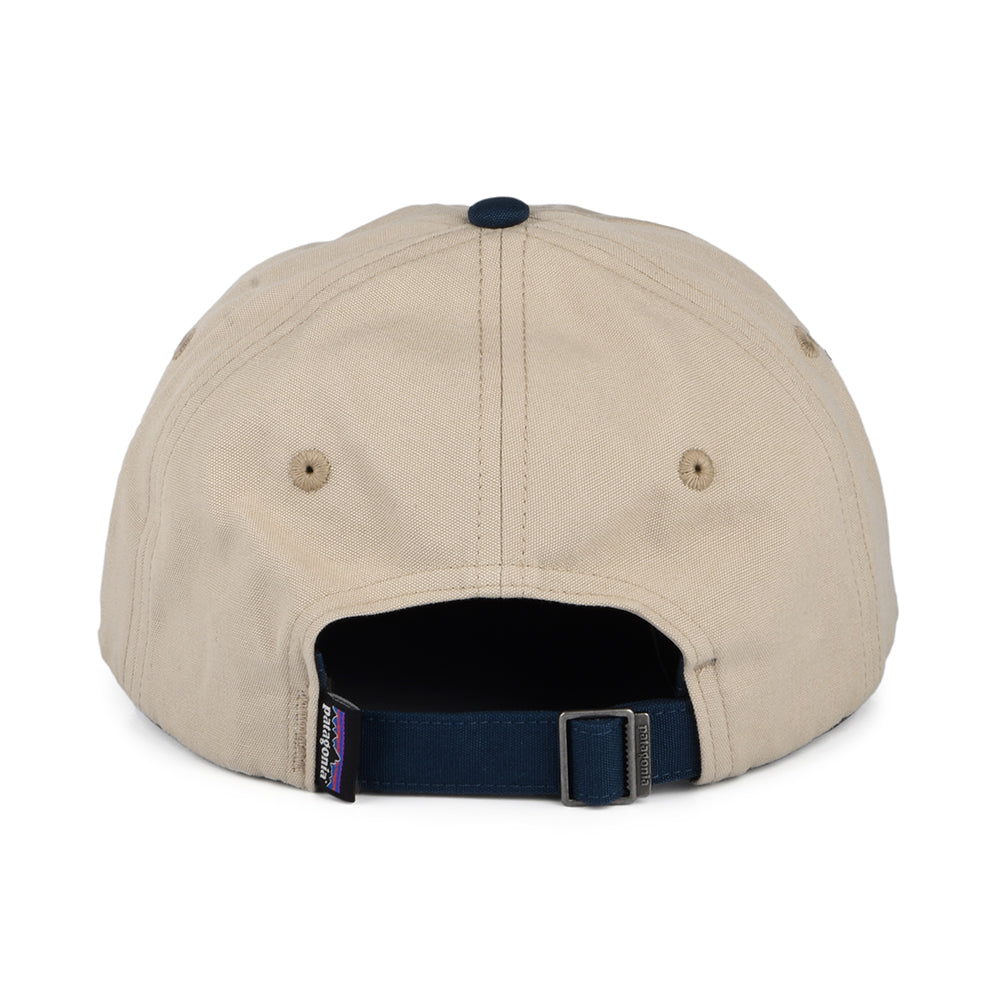 Gorra de béisbol 3 Skyline Trad de algodón orgánico de Patagonia - Beige Arena