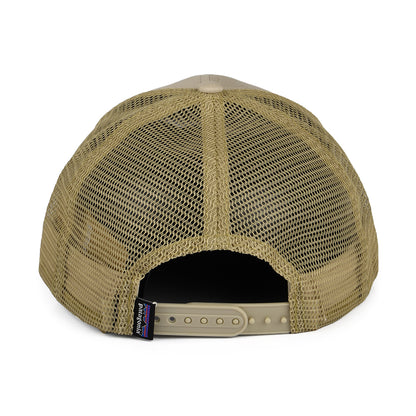 Gorra Trucker P-6 Logo de algodón orgánico de Patagonia - Beige Arena