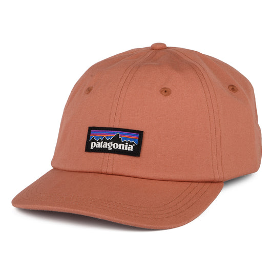 Gorra de béisbol P-6 Label de algodón orgánico de Patagonia - Coral
