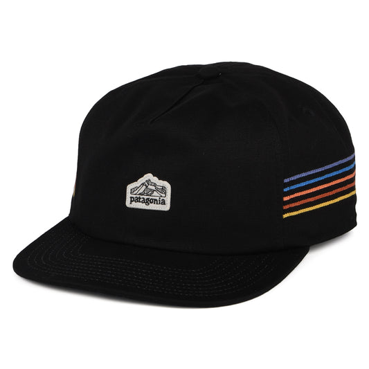 Gorra Snapback Line Logo Ridge Stripe Funfarer de Patagonia - Negro