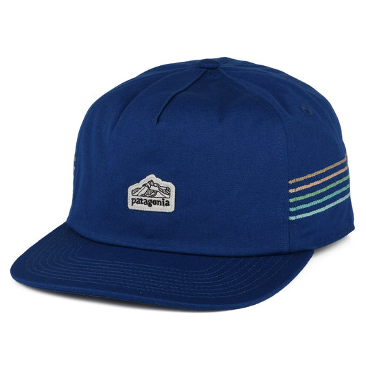 Gorra Snapback Line Logo Ridge Stripe Funfarer de Patagonia - Azul Real