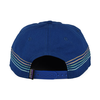Gorra Snapback Line Logo Ridge Stripe Funfarer de Patagonia - Azul Real