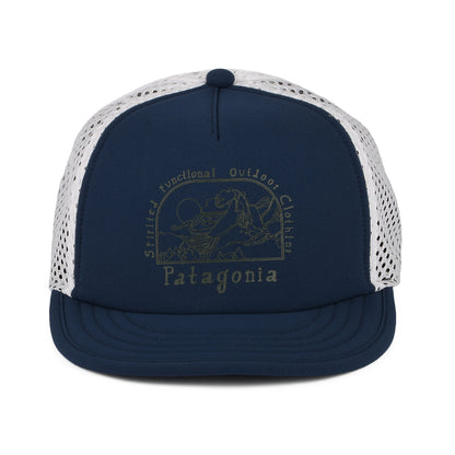 Gorra Trucker Lost And Found Duckbill Shorty reciclado de Patagonia - Azul-Blanco