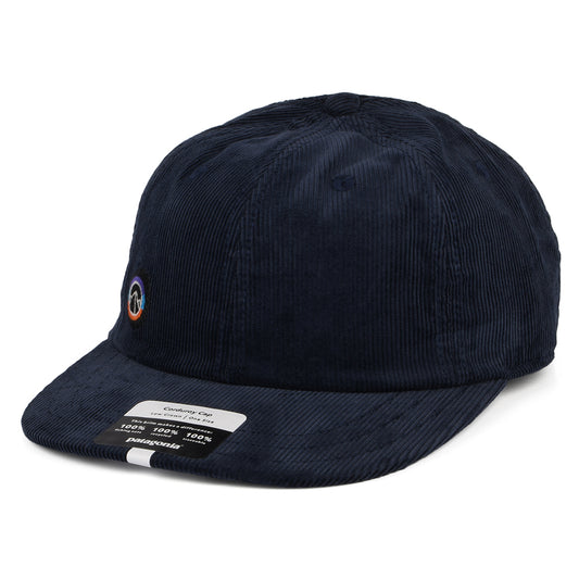 Gorra Snapback Fitz Roy Icon de pana de Patagonia - Azul Marino