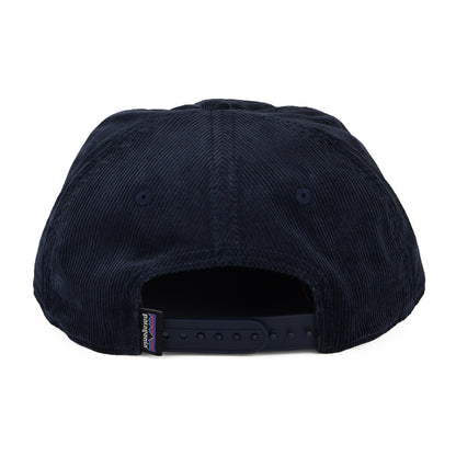 Gorra Snapback Fitz Roy Icon de pana de Patagonia - Azul Marino