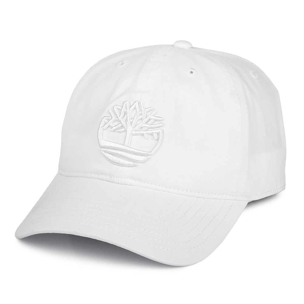 Gorra de béisbol Soundview de lona de algodón de Timberland - Blanco