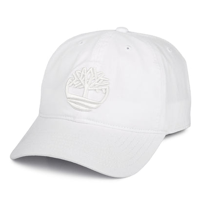 Gorra de béisbol Soundview de lona de algodón de Timberland - Blanco