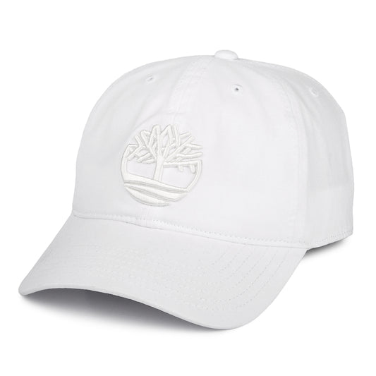 Gorra de béisbol Soundview de lona de algodón de Timberland - Blanco