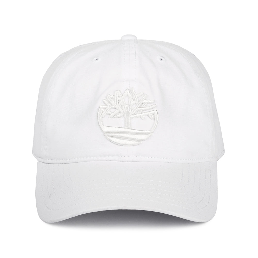 Gorra de béisbol Soundview de lona de algodón de Timberland - Blanco
