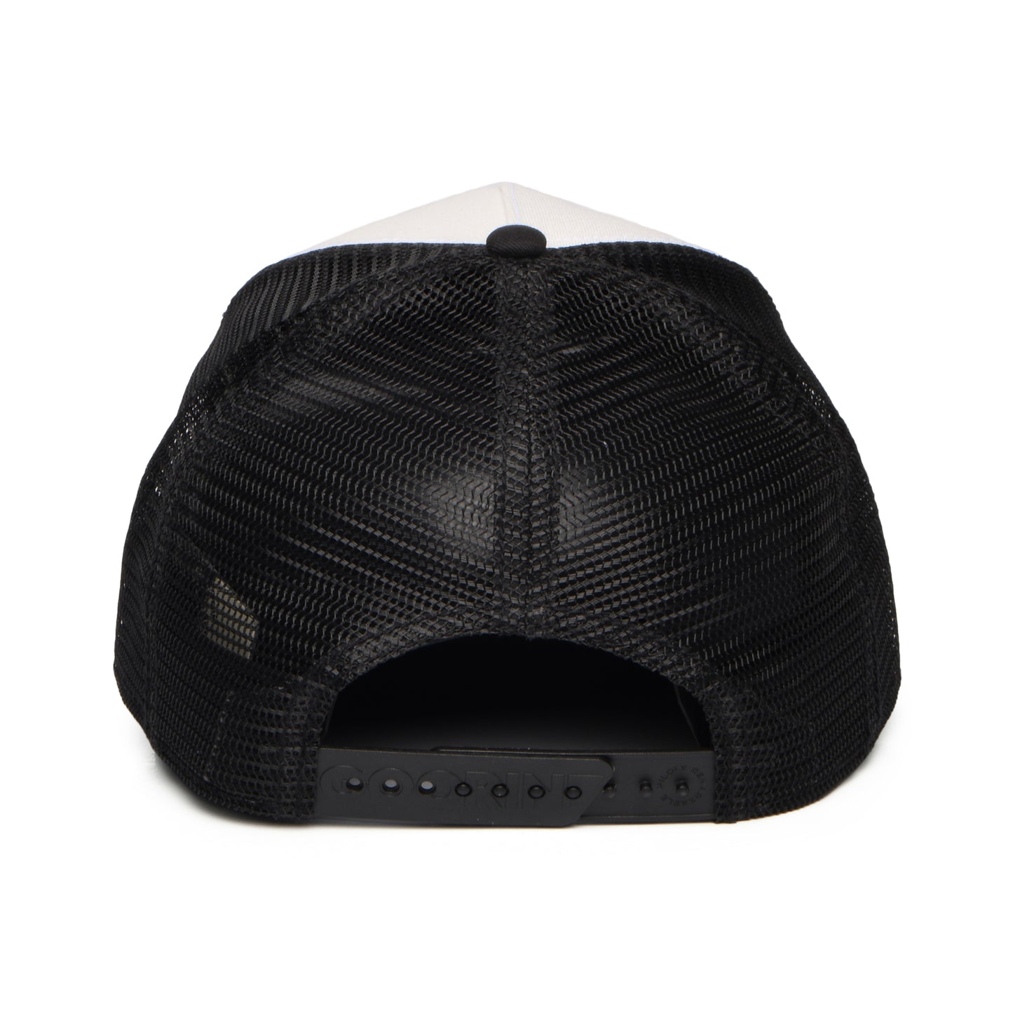 Gorra Trucker King Lion de Goorin - Blanco-Negro