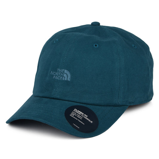 Gorra de béisbol Washed Norm de algodón de The North Face - Azul Verdoso Oscuro