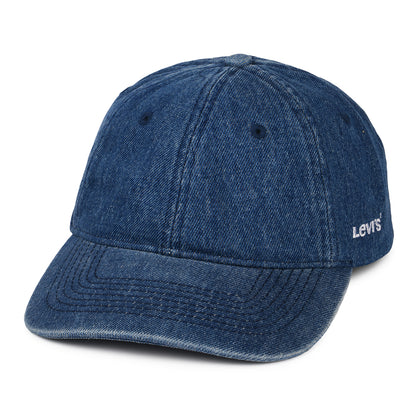 Gorra de béisbol Essential de tejido vaquero de Levi's - Azul