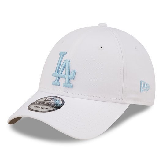 Gorra de béisbol 9FORTY MLB League Essential L.A. Dodgers de New Era - Blanco-Azul Claro