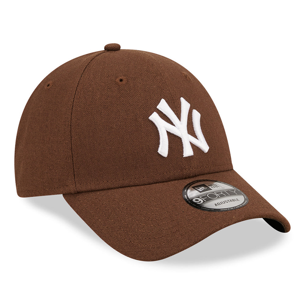 Gorra de béisbol 9FORTY MLB Linen New York Yankees de New Era - Ladrillo-Blanco