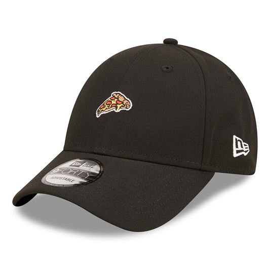 Gorra de béisbol 9FORTY Repreve NE Food Icon Pizza de New Era - Negro