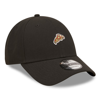Gorra de béisbol 9FORTY Repreve NE Food Icon Pizza de New Era - Negro