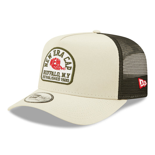 Gorra Trucker State Patch A-Frame de New Era - Piedra