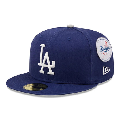Gorra de béisbol 59FIFTY MLB Cooperstown Patch L.A. Dodgers de New Era - Azul