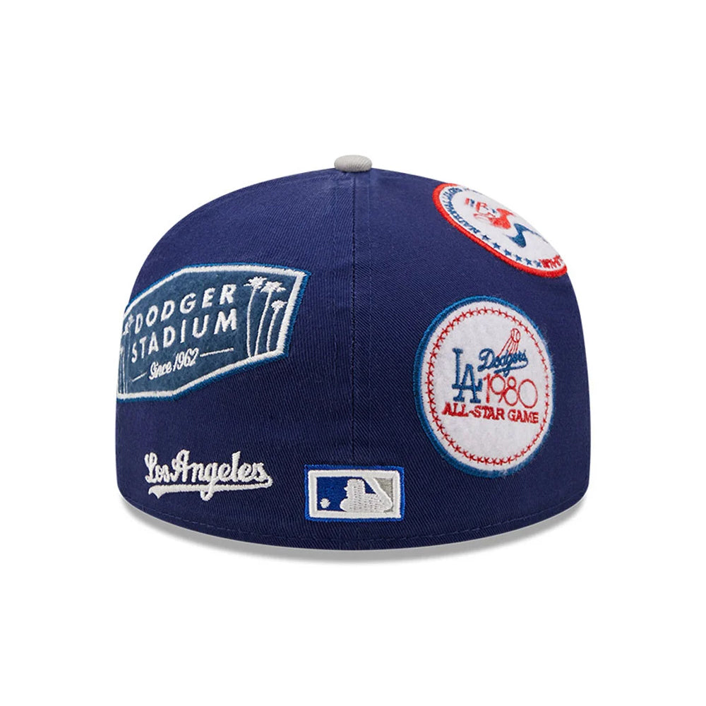 Gorra de béisbol 59FIFTY MLB Cooperstown Patch L.A. Dodgers de New Era - Azul