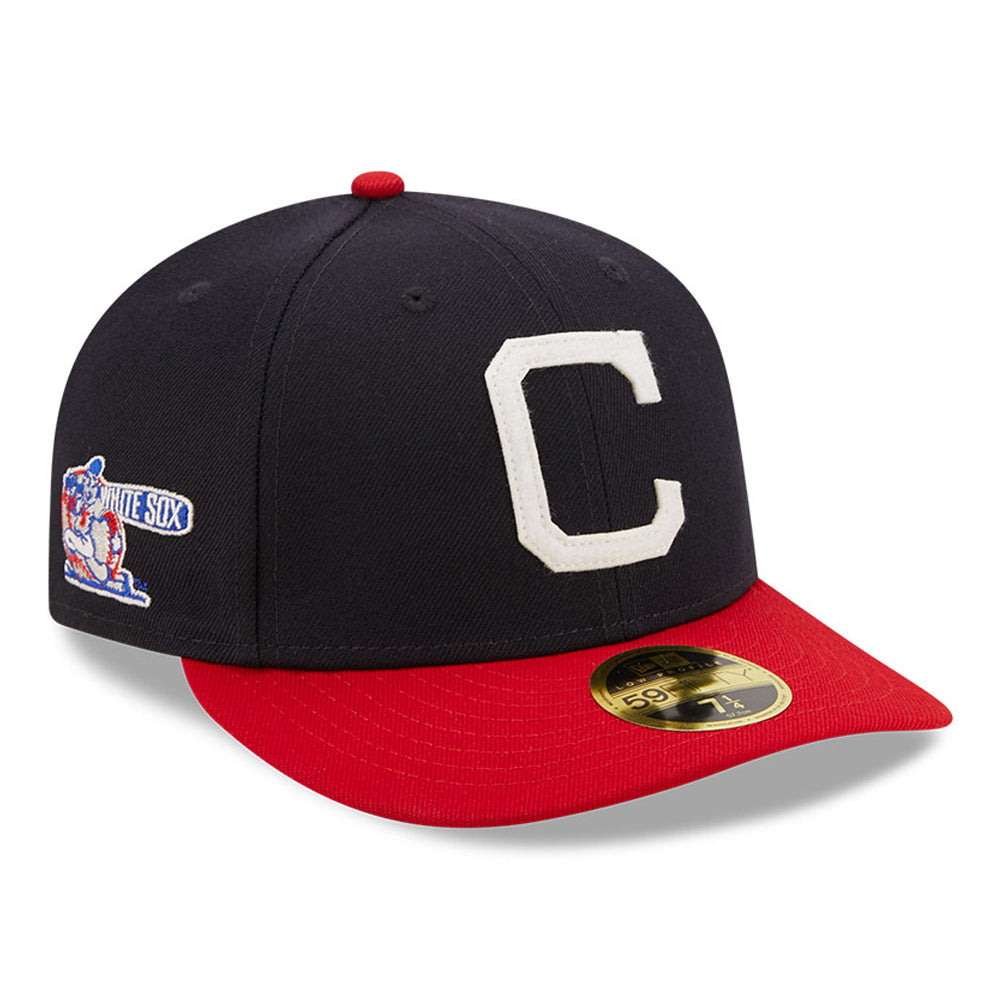Gorra de béisbol 59FIFTY Perfil Bajo MLB Cooperstown Chicago White Sox de New Era - Azul Marino-Rojo