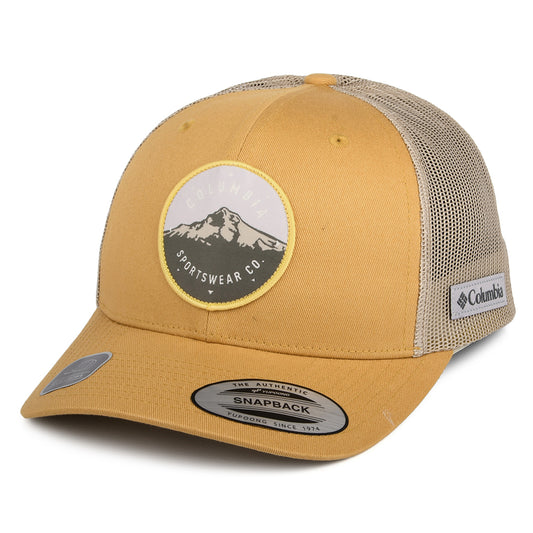Gorra Trucker con malla de Columbia - Mostaza