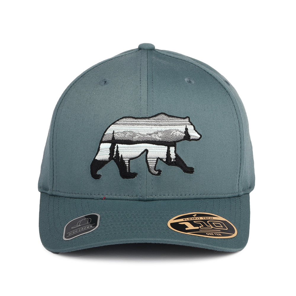 Gorra Snapback Scenic Stroll Lost Lager 110 Flexfit de Columbia - Verde