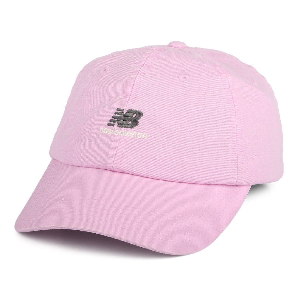 Gorra de béisbol NB Seasonal Classic de algodón lavado de New Balance - Lila