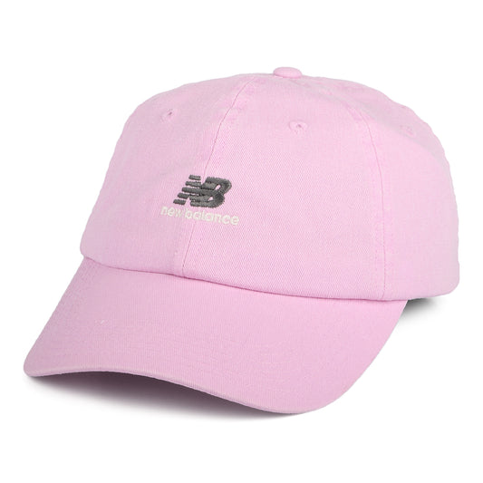 Gorra de béisbol NB Seasonal Classic de algodón lavado de New Balance - Lila