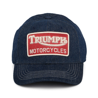 Gorra de béisbol Forecourt de tejido vaquero de Triumph Motorcycles - Azul