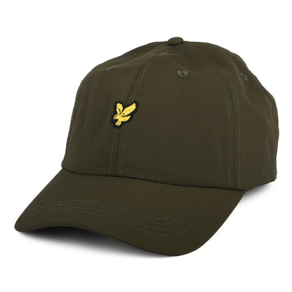Gorra de béisbol de Ripstop de Lyle & Scott - Verde Oliva
