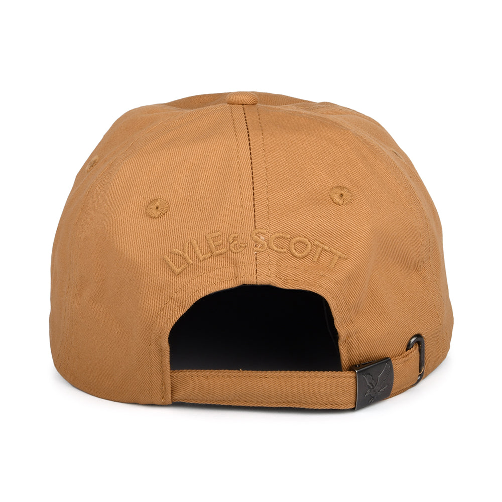 Gorra de béisbol Vintage de Lyle & Scott - Rojo Óxido