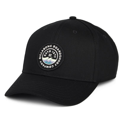 Gorra Snapback Walled de sarga de algodón de Billabong - Negro