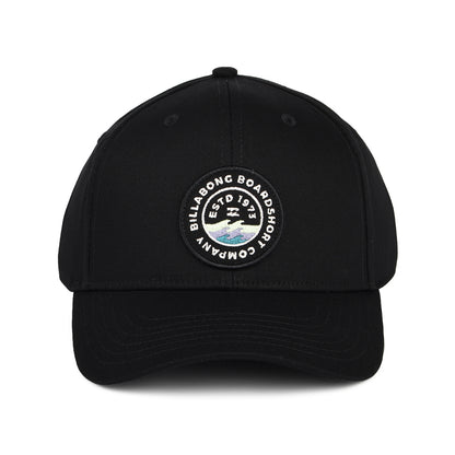 Gorra Snapback Walled de sarga de algodón de Billabong - Negro
