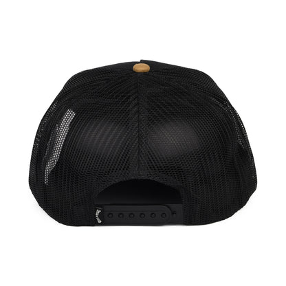 Gorra Trucker Stacked de Billabong - Negro-Beige Arena