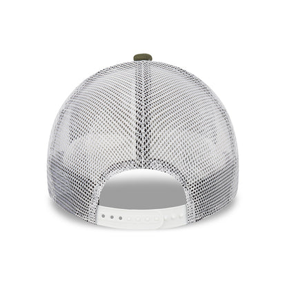 Gorra Trucker A-Frame MLB League Essential New York Yankees de New Era - Oliva-Blanco