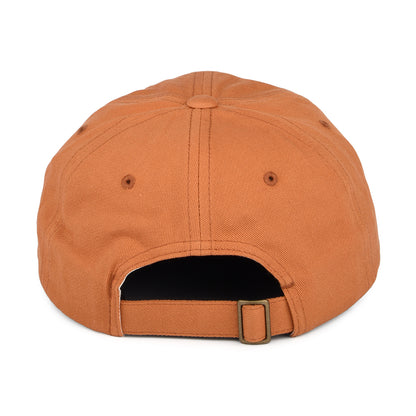 Gorra de béisbol Alpha LP de algodón de Brixton - Naranja Lavado