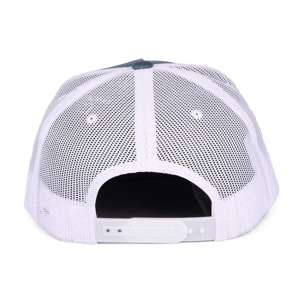 Gorra Trucker Palmer Proper MP de Brixton - Azul-Blanco