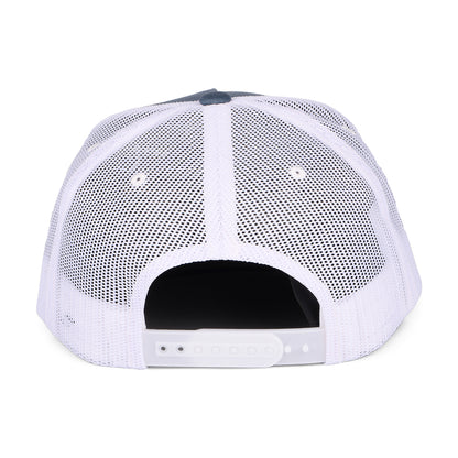 Gorra Trucker Palmer Proper MP de Brixton - Azul-Blanco
