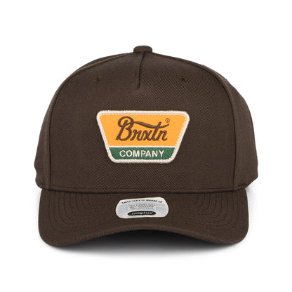 Gorra Snapback Linwood C NetPlus MP de Brixton - Marrón Oscuro