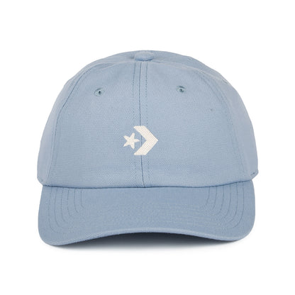 Gorra de béisbol Logo Chain Stitch de Converse - Azul Claro