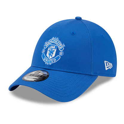 Gorra de béisbol 9FORTY de temporada Manchester United FC de New Era - Azul Celeste