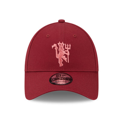 Gorra de béisbol 9FORTY Seasonal Manchester United FC de New Era - Rojo Cardenal