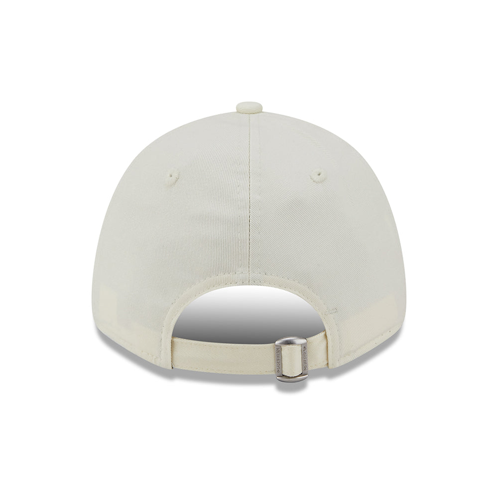 Gorra de béisbol 9FORTY de temporada Manchester United FC de New Era - Blanco Roto-Oliva