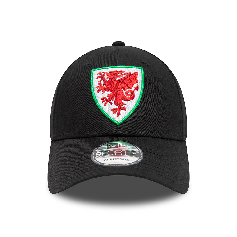 Gorra de béisbol 9FORTY Core Football Association of Wales de New Era - Negro