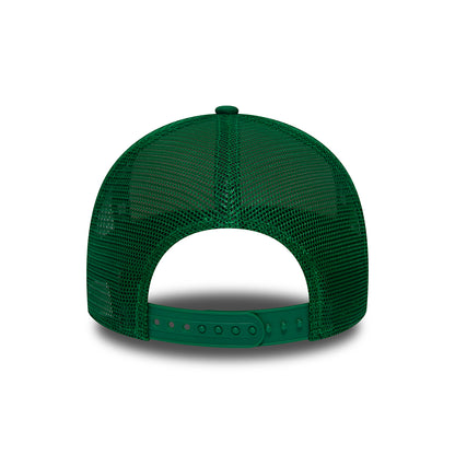 Gorra Trucker A-Frame Core Celtic FC de New Era - Verde-Blanco