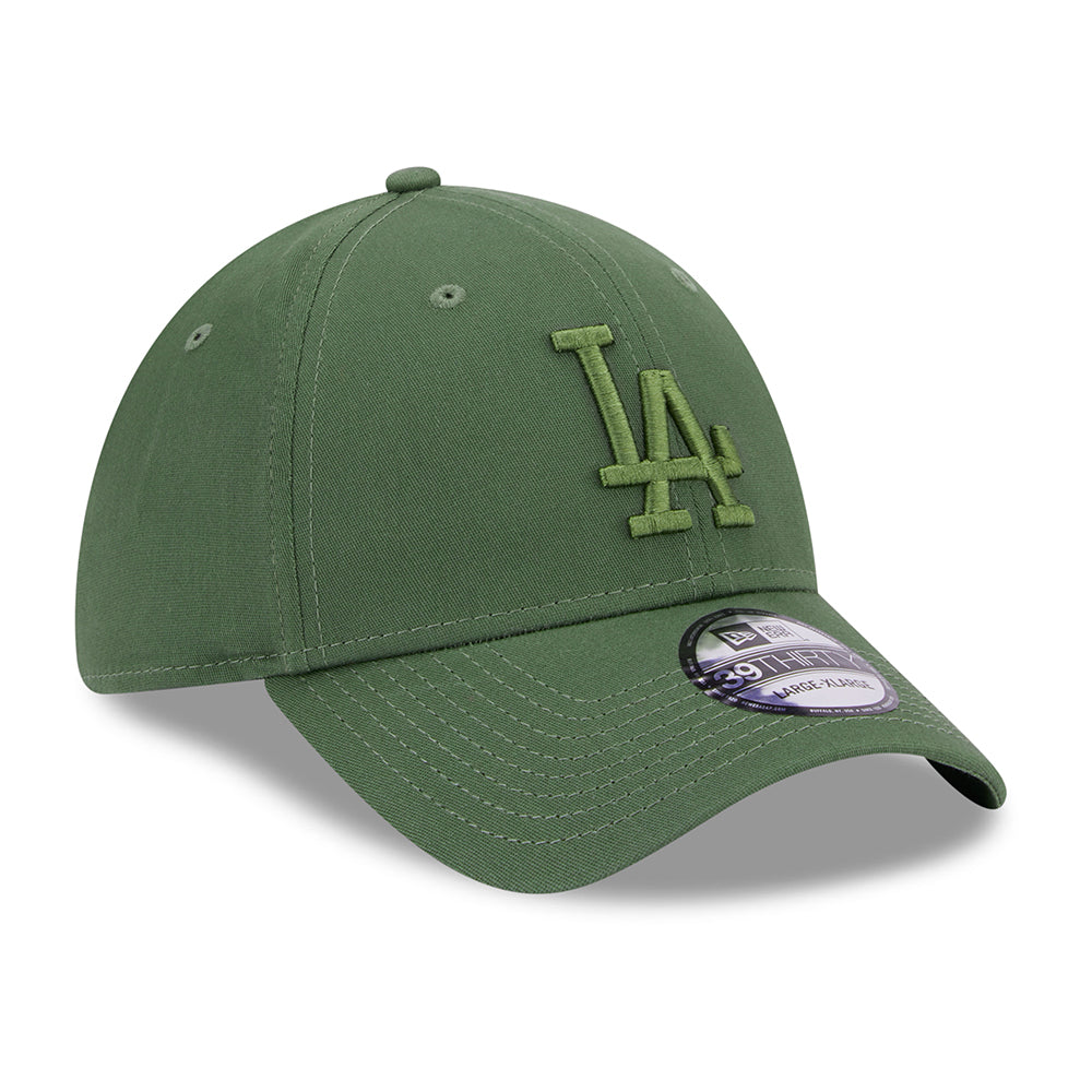 Gorra de béisbol 39THIRTY MLB League Essential L.A. Dodgers de New Era - Oliva sobre Oliva