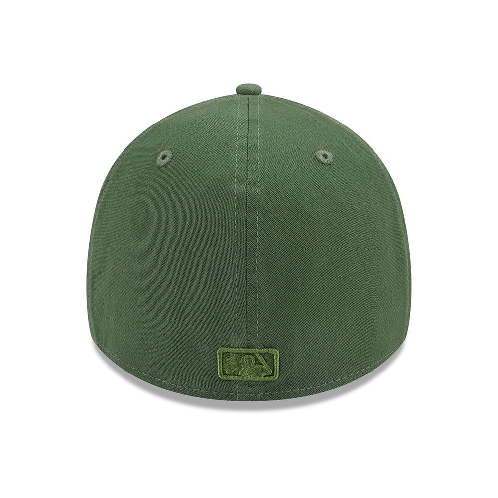 Gorra de béisbol 39THIRTY MLB League Essential L.A. Dodgers de New Era - Oliva sobre Oliva