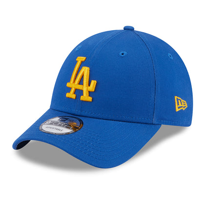 Gorra de béisbol 9FORTY MLB League Essential L.A. Dodgers de New Era - Azul Celeste-Amarillo