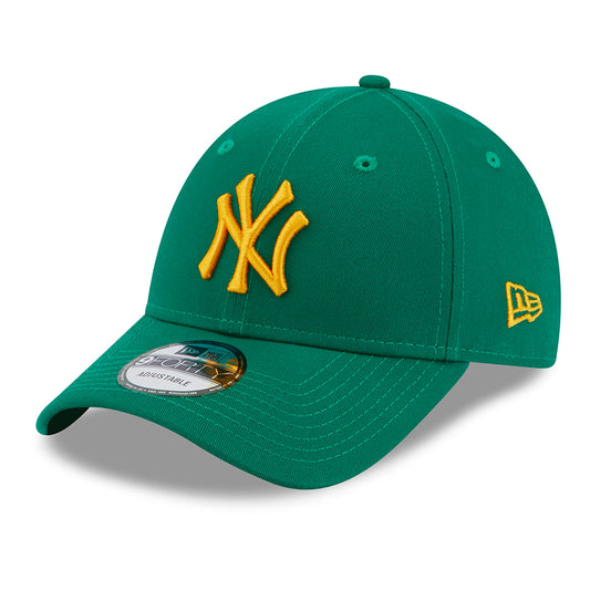 Gorra de béisbol 9FORTY MLB League Essential New York Yankees de New Era - Malaquita-Amarillo