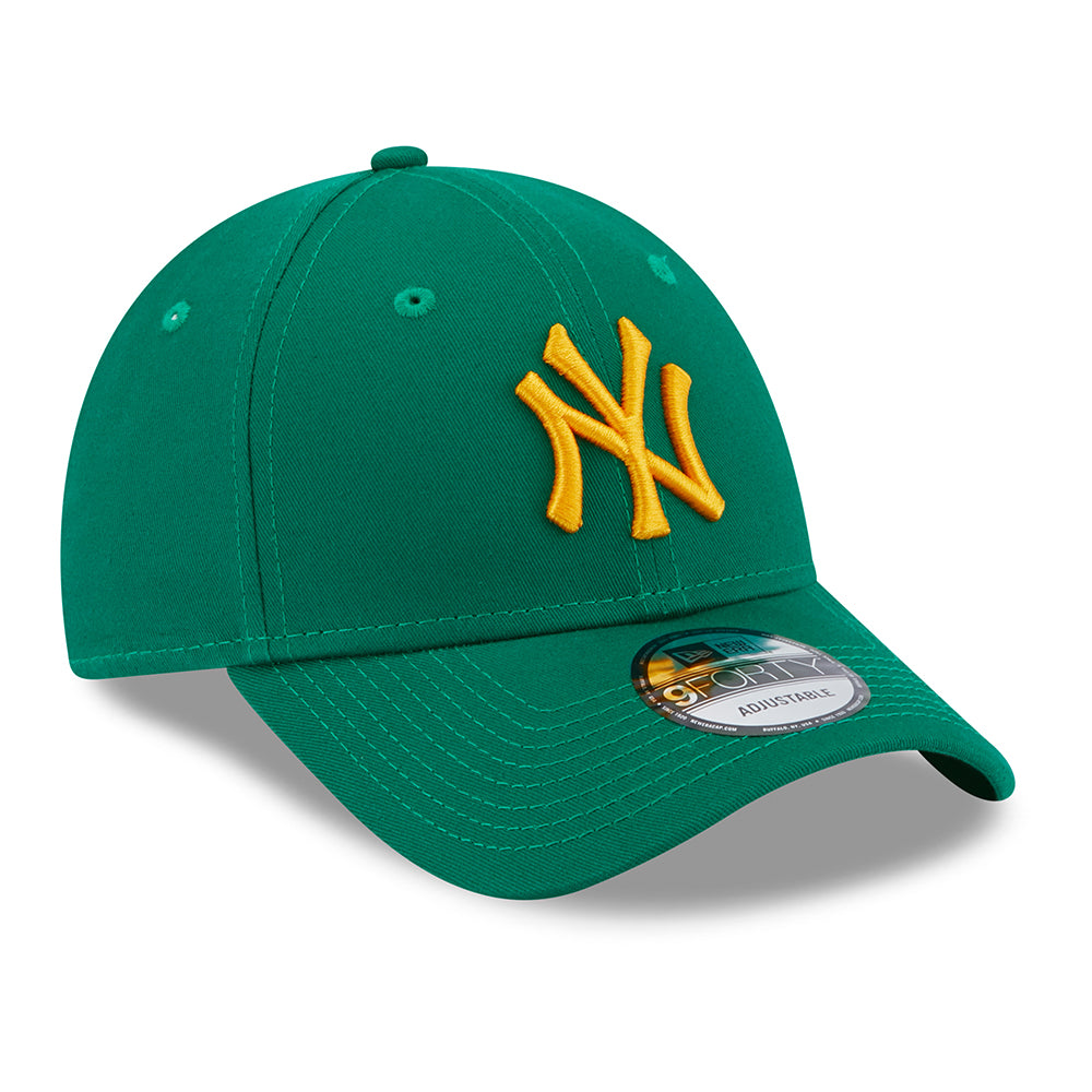 Gorra de béisbol 9FORTY MLB League Essential New York Yankees de New Era - Malaquita-Amarillo